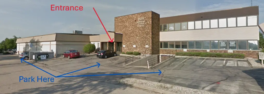 Parking and Entrance