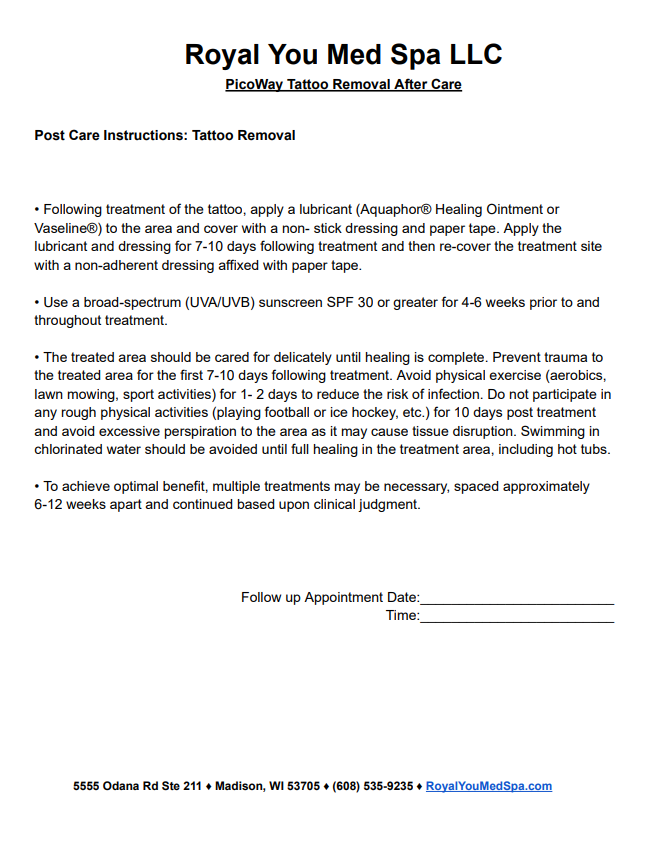 PicoWay After Care thumbnail